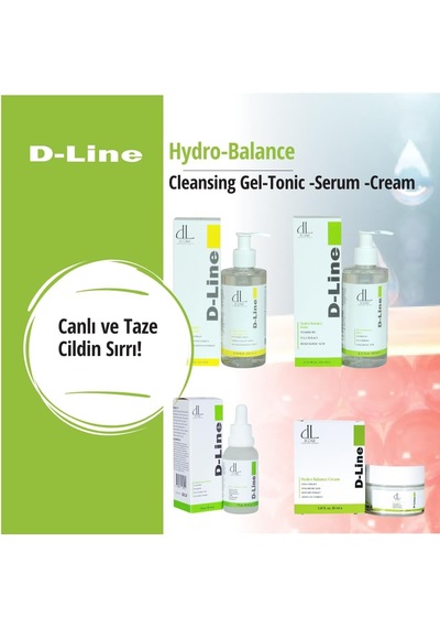 Hydro-balance Cleansing Gel, Canlandırıcı Yüz Temizle Jeli, Arındırıcı Yüz Temizleme Jeli