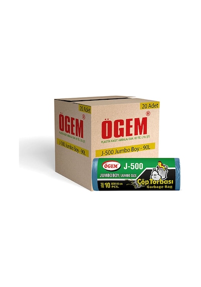 Ögem Plastik J500 Çöp Poşeti 20 Rulo