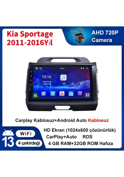 Kia Sportage 2018-2021yıl 4gb Ram 32gb Rom Navigasyon Multimedya