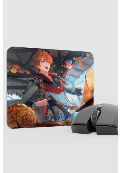 Childe Genshin Impact Anime Gacha V2 - 22x18 Gaming Mouse Pad Fare Altlığı