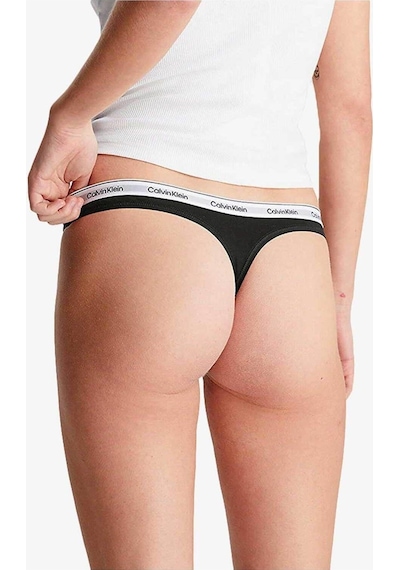 Calvin Klein Thong 3pk Underwear Bottoms Külot-9123 Black/whıte/grey Heather
