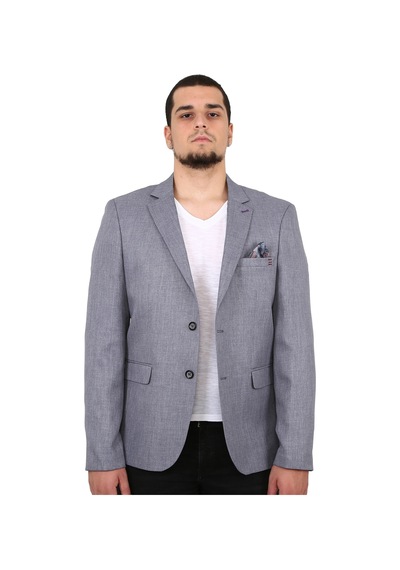 Sposo 5141 Iki Düğme Tek Yırtmaç Büyük Beden Blazer Ceket(372355497)