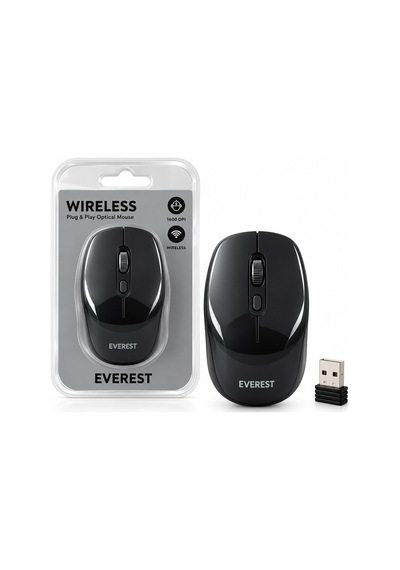 Wıreless - Kablosuz Usb Optical Mouse Vakumlu Ambalaj 1600dpı Pilli 1aa Smw-89