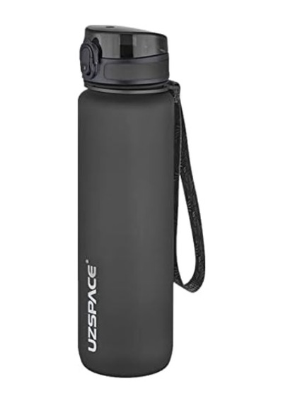 Uzspace Büyük Boy 28 Cm 1000 Ml 1 Litre Tritan Su Matarası 14 Renk Fiftyfifty Softtouch 50 x 22