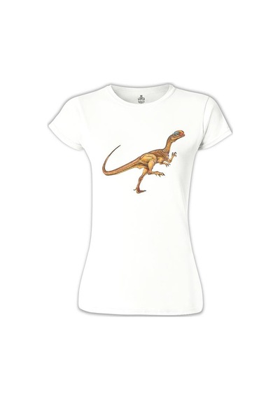 Dinazor Velo Beyaz Kadın Tshirt 001