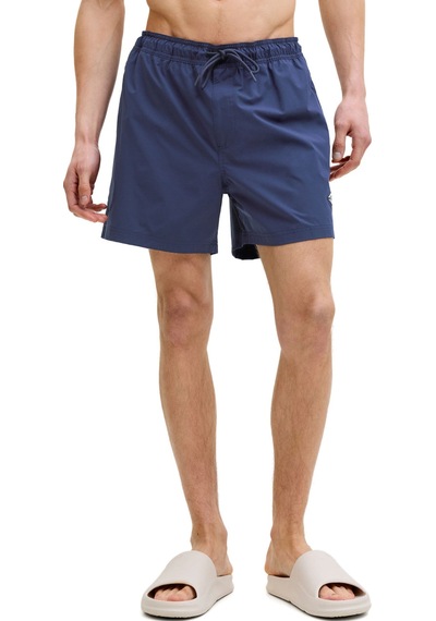 Jackjones Jack & Jones Jpstmauı Tropıc Solıd Swı Lacivert Erkek Deniz Şortu