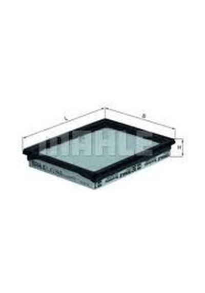 KNECHT LX1268 Hava Filtresi Fiesta V 01-08 Fusion 1.4 1.6 1.25 16V 1.3