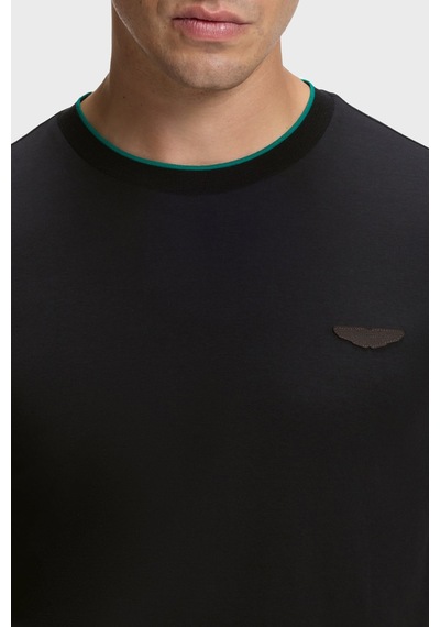 Boss % 100 Pamuk Regular Fit Bisiklet Yaka T Shirt Erkek T Shirt 50575011 001 Siyah