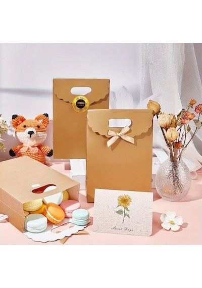 El Geçme Kraft Çanta, Hediye, Alışveriş, Butik, Parti Ve Paketlem
