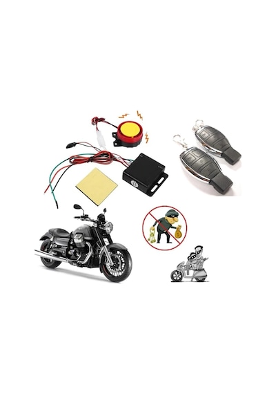 Motosiklet Alarm Uzaktan Kumanda İle Çalıştırma 125Db N11.1691