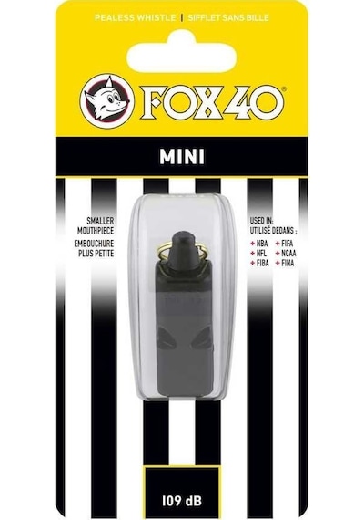 Fox40 Fox 40 Mini Official Siyah Düdük 9800-0008 Siyah - Beyaz