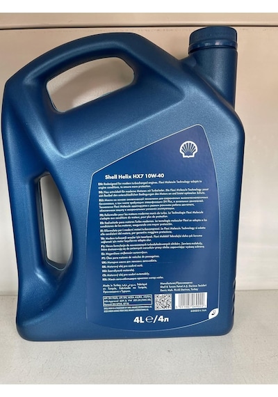 Shell Helix Hx7 10w/40 4 Litre Üretim 2024