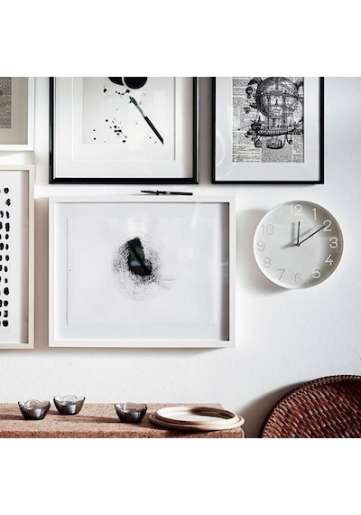 Ikea Tromma Duvar Saati 25 Cm Beyaz