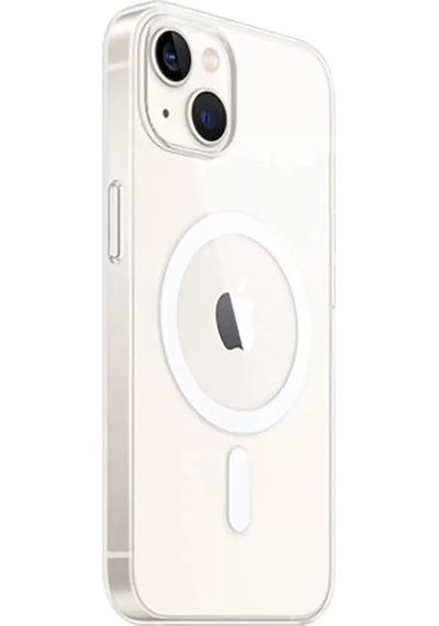 Mey İthalat Apple iPhone Uyumlu  15 Plus Kılıf Pc Real Magsafe Kapak - Şeffaf Çok Renkli