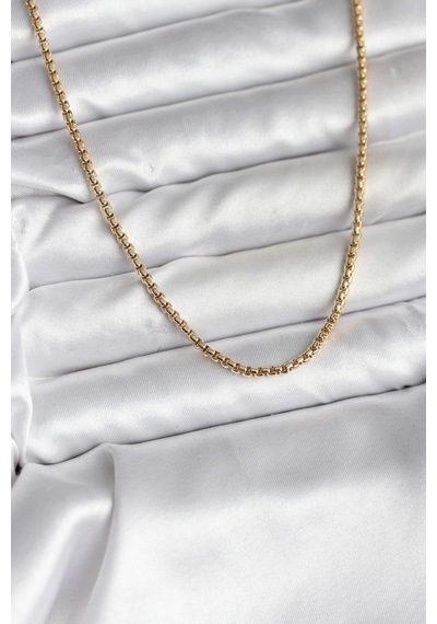 14k Gold Renk Kaplama Zincir Model Cm Kadın Kolye 5886 Çok Renkli 70671864