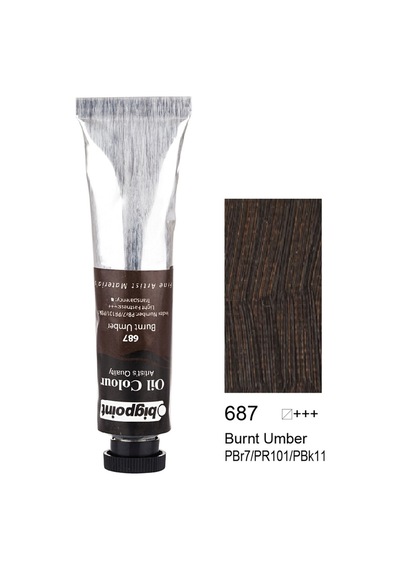 Bigpoint Yağlı Boya 45 Ml Burnt Umber 687 6'lı Kutu
