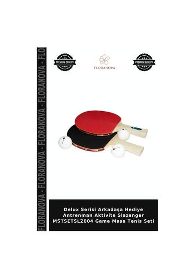 Delux Serisi Arkadaşa Hediye Antrenman Aktivite Slazenger Mstsetslz004 Game Masa Tenis Seti