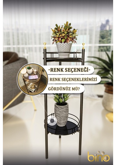 Bino Saksılık Organizer Bahçe Balkon Standı Çiçeklik
