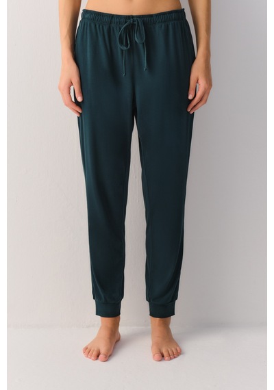 Suwen Pillow Check Spor Pantolon Sh27400624s033 Koyu Yeşil
