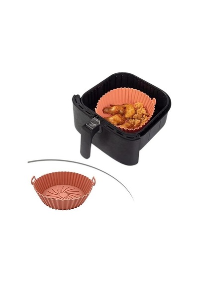 Büro Ev Ofis Mutfağı İçin 20cm Silikon Isıya Dayanır Yıkanır Fırın Firitöz Oval Pişirme Matı