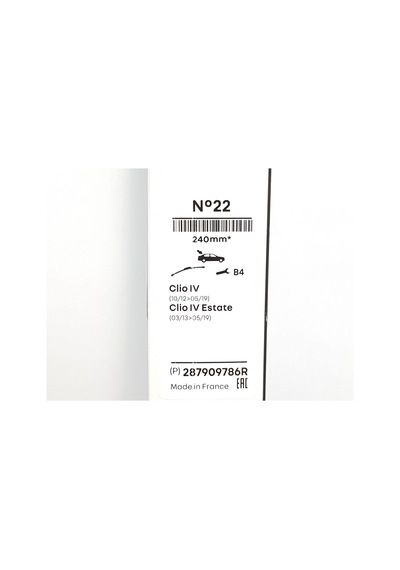 Renault Clio 4  Arka Silecek 2012 - 2021 287909786r