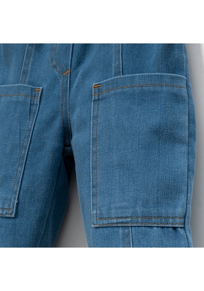 Erkek Çocuk 1-4 Yaş Kot Pantolon Açık Mavi