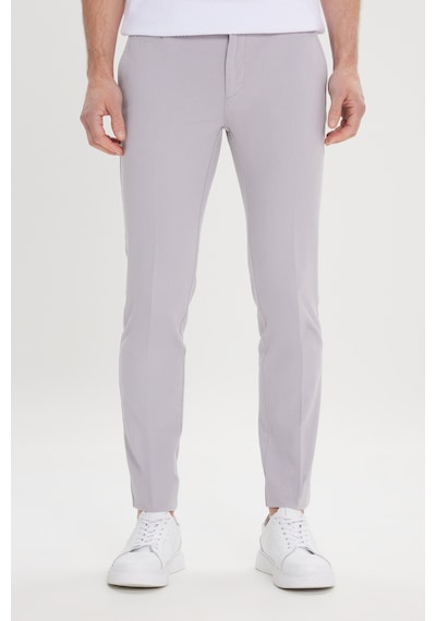 AC&Co / Altınyıldız Classics Erkek Grı Slim Fit Dar Kesim Yan Cepli Pamuklu Esnek Armürlü Pantolon Gri AC&Co / Altınyıldız Classics Erkek Grı Slim Fit Dar Kesim Yan Cepli Pamuklu Esnek Armürlü Pantolon Gri