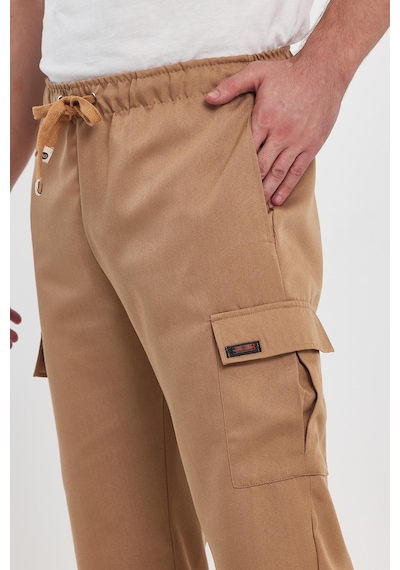 Alexander Gardi Alexandergardı Beli Lastikli Erkek Kargo Pantolon E24-51204-erkk Camel