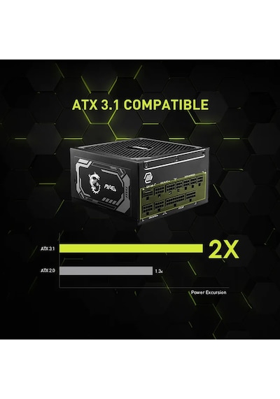 Msı Bilgisayar Güç Kaynağı Mag A1250gl Pcıe5 1250w 398374306