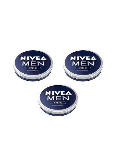 Nivea Men Creme El Yüz Vücut Kremi 3 x 75 ML