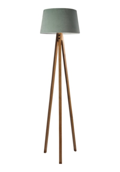 Düz 3 Ayak Tripod Lambader Abajur Avize Aydınlatma Ahşap Naturel Ağaç Dekor Lamba Aplik Masif Doğal Diğer