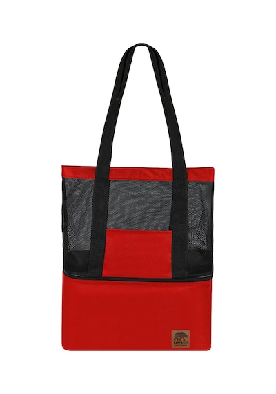 Kamp Ayısı Thermo Bag - Sıcak/soğuk Termal Korumalı Kamp, Piknik, Plaj Çantası 16+22 38 Lt Kırmızı