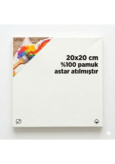 Tuval Standı - 30x40 Tuval 20x20 Tuval 50 Yapraklı Resim Defteri Hediyeli -