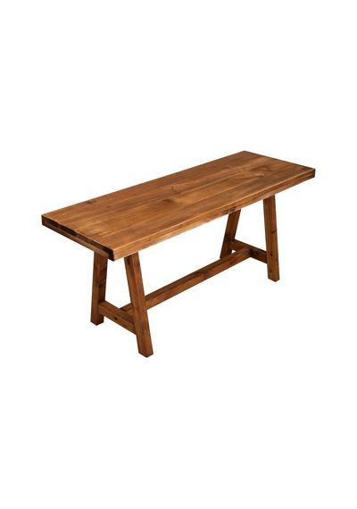 Masif Ahşap Bank Bench 100 Cm