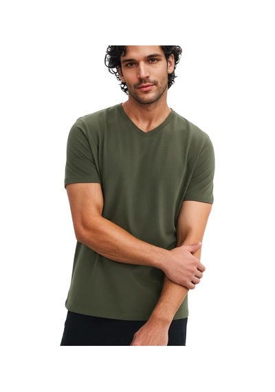 Arma Ar-ma Erkek V Yaka Tişört Baskisiz Basic Örme Kumaş Regular Fit %100 Pamuk 30/1 Penye Süprem Y31364408102 Haki-h1 Arma Ar-ma Erkek V Yaka Tişört Baskisiz Basic Örme Kumaş Regular Fit %100 Pamuk 30/1 Penye Süprem Y31364408102 Haki-h1