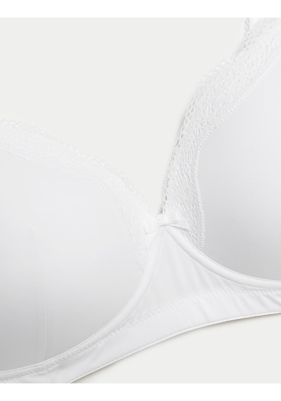 Marks & Spencer Dantel Detaylı Sütyen T33001837 Beyaz