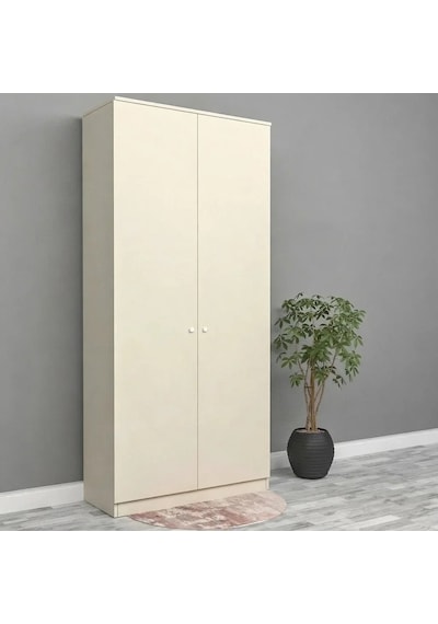Quart 2 Kapılı Gardırop Mdf Antrasit Quart 2 Kapılı Gardırop Mdf Antrasit