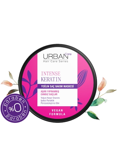 Urban Care Intense Keratin Aşırı Yıpranmış Saçlara Özel Yoğun Saç Bakım Maskesi 230 ML