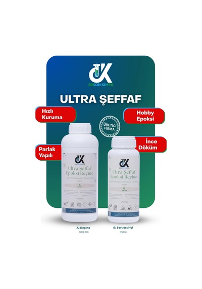 Erkon Kimya Ultra Şeffaf Hobby Epoksi 750 Gr