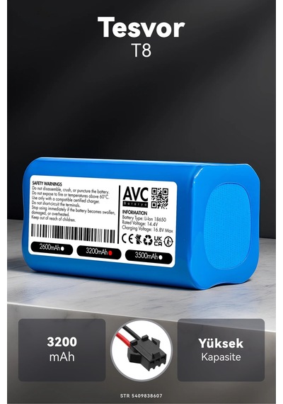 Tesvor T8 3200mah Robot Süpürge Bataryası G.g