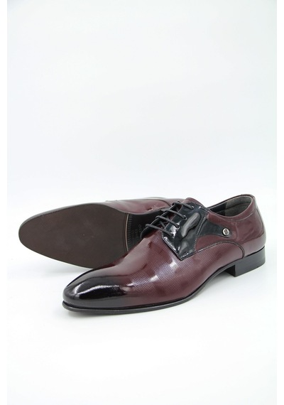 Oggi 021695 Erkek Klasik Ayakkabı - Bordo-bordo