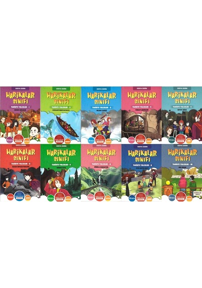 3.ve 4.sınıflar İçin Harikalar Sınıfı Hikaye Seti Slime Set Hediye