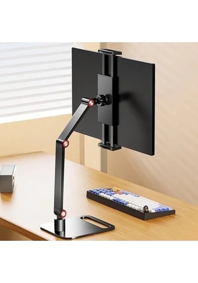 12-16 İnç Tablet Ve Telefon İçin Metal 360 Döner Tutucu Stand