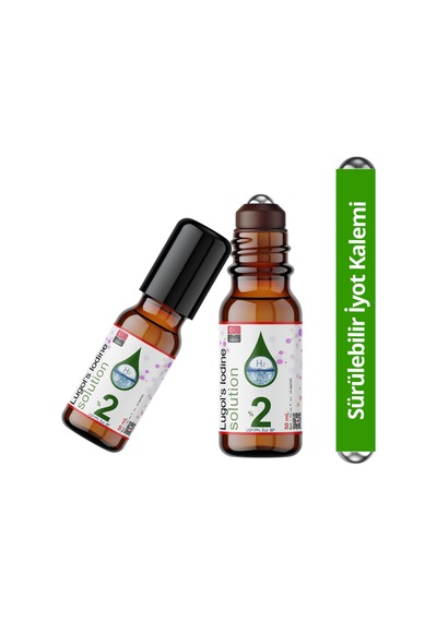Lugol İyot Çözeltisi %2 50 Ml Roll-on Şişe Lügol Pharma Grade Lugols Iodine