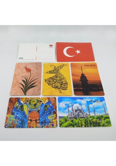 Giftsturkiye Kartpostal Değerlerimiz Yılbaşı Hediye 6'lı