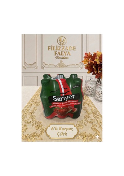 Karpuz Çilek Aromalı Soda 6 Lı