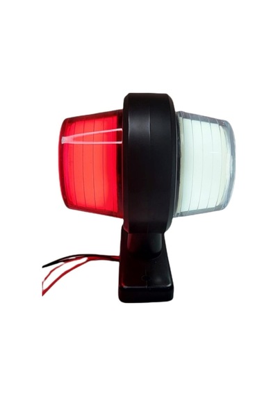 Ahmet Otomotiv 2 Adet Maxı Neon Küpe Kırmızı-beyaz 12v-24v