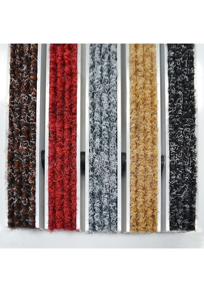 Arfen Halı Üst Yüzeyli Kırmızı Alüminyum Paspas 40X70 Cm