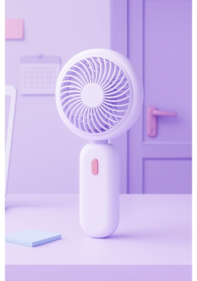 Taşınabililir Mini Usb Şarjlı 3 Kademeli El Masaüstü Vantilatör Fan Soğutucu Ym88220
