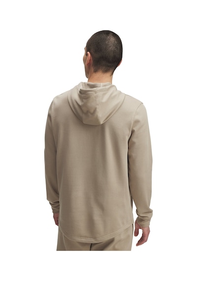 Under Armour Rival Terry Lc Erkek Bej Kapüşonlu Sweatshirt Kahverengi